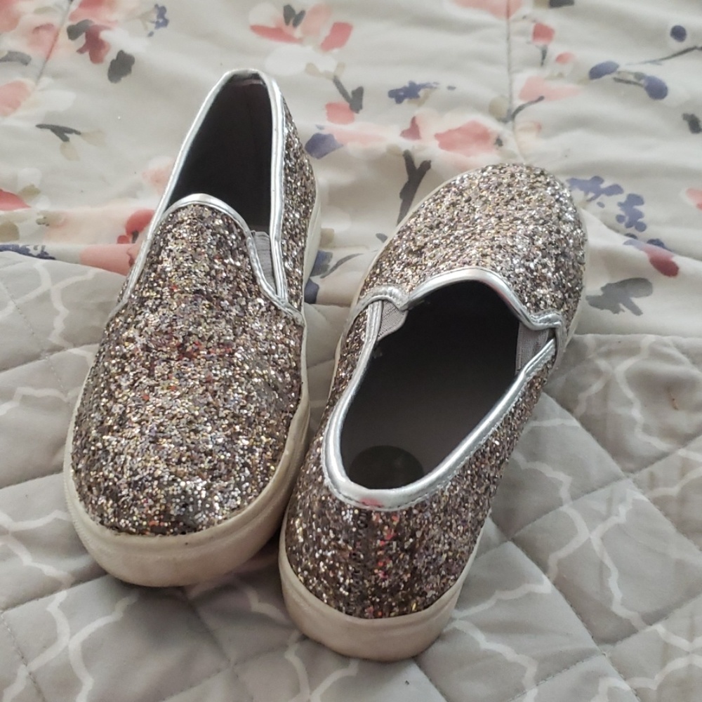Girls glitter sneakers